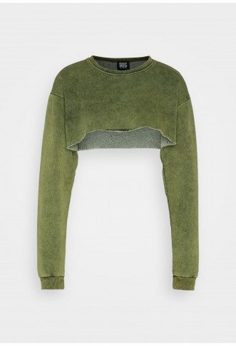 CROPPED ACID - Sweatshirt - dark green