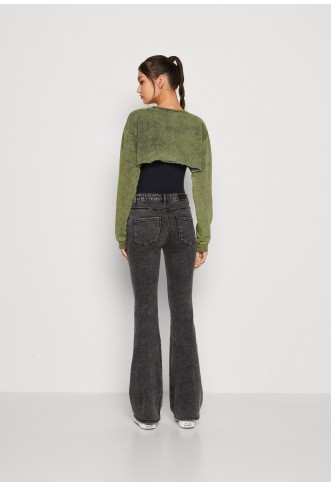 CROPPED ACID - Sweatshirt - dark green