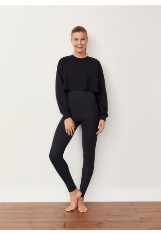 Mango Sporty crop sweatshirt.