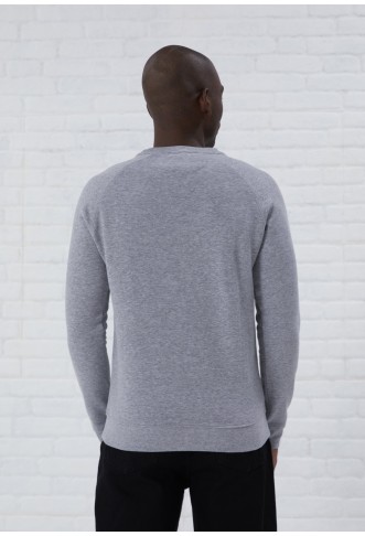 Sweatshirt - mottled grey