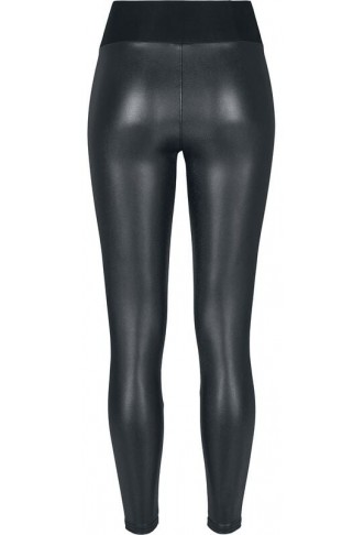 Ladies Faux Leather High Waist Leggings" Leggings black by Urban Classics