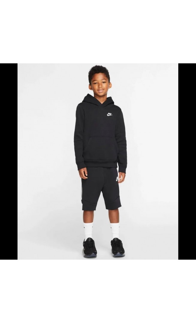 NIKE SPORTSWEAR CLUB PULLOVER HOODIE BV3757-011 Black