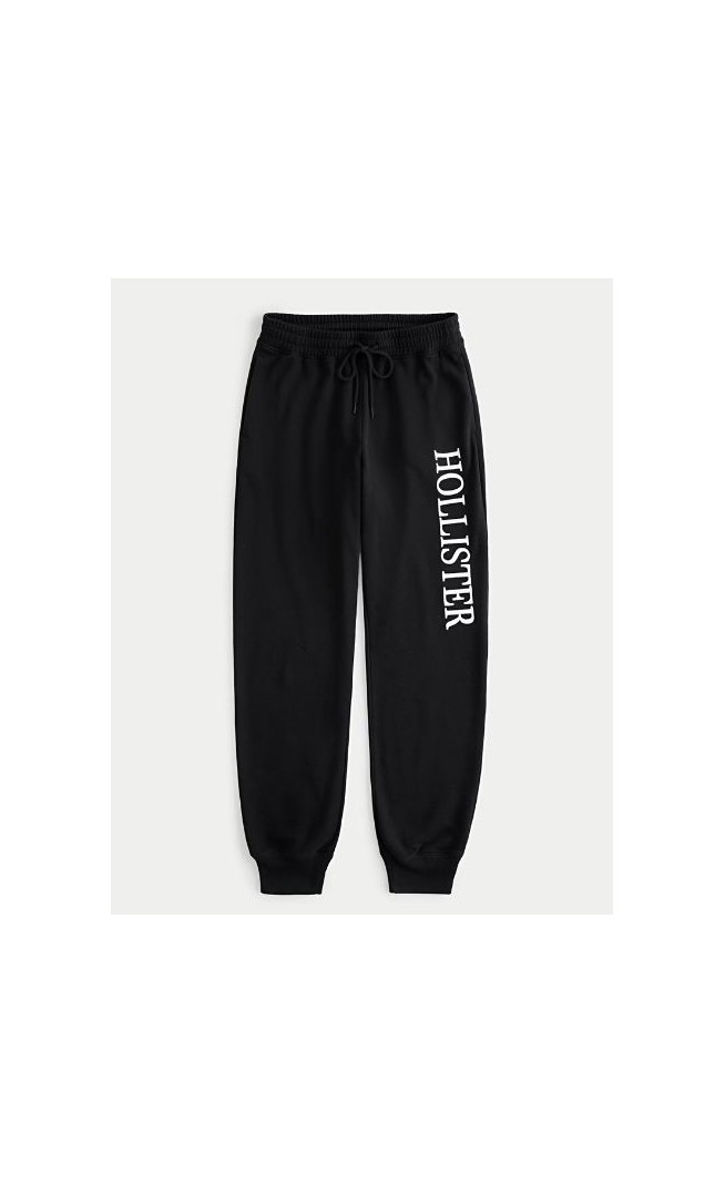 Hollister Logo Graphic Banded Sweatpants