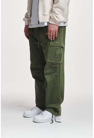 LUNAS 2 POCKET - Cargo trousers - khaki