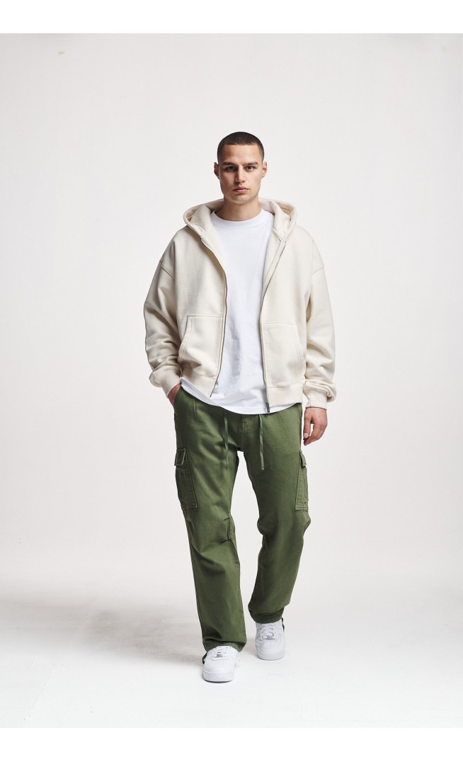 LUNAS 2 POCKET - Cargo trousers - khaki