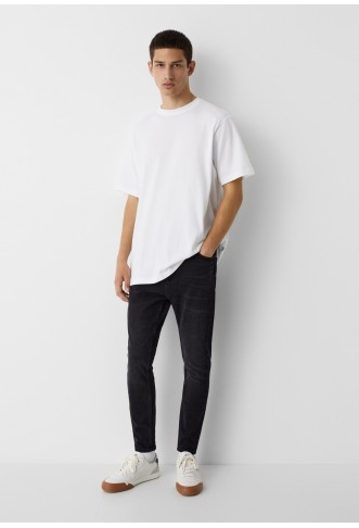 BASIC CARROT - Jeans Tapered Fit - black