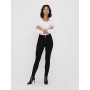 Only Onlrain Life Hw SK Wide W/B Pimblack Jeans Femme