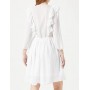 Only Women's Onllondon 3/4 Ruffle Dress Noos Wvn Dress