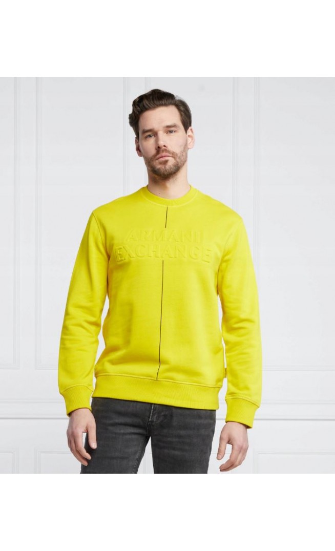 ARMANI EXCHANGE sweatshirt | Regular Fit yellow