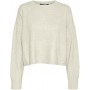 VERO MODA Women's Vmdoffy Ls O-Neck Boxy Blouse Noos Ptt Knitted Jumper