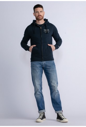 Zip-up sweatshirt - blue