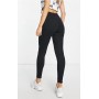 Bershka high waist skinny jean in black