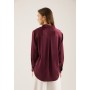 Button-down blouse - dark purple