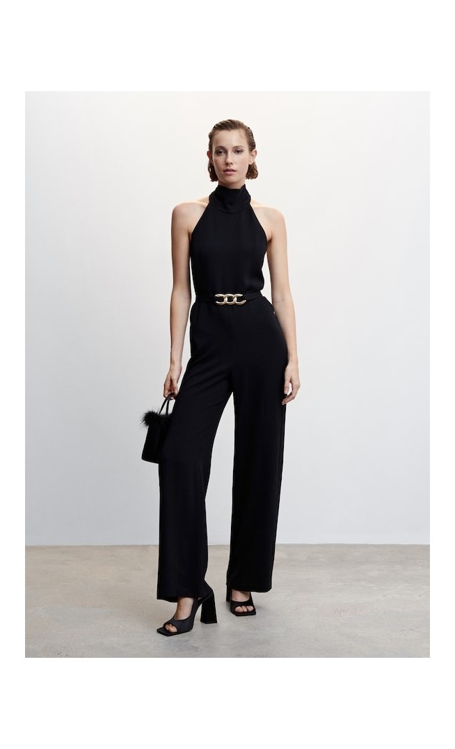 Halter neck jumpsuit