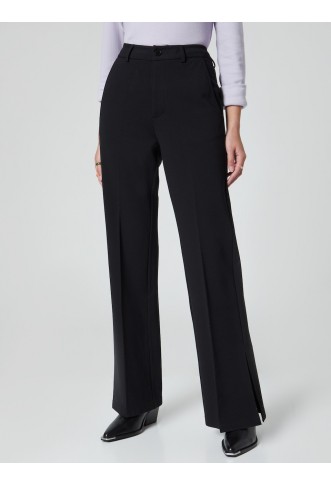 florence by mills exclusive for ABOUT YOU Boot cut Pants 'Tela' in Black