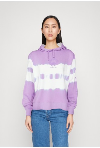 WOMEN OF THE WAVE HOODIE - Sweatshirt - purple tie dye