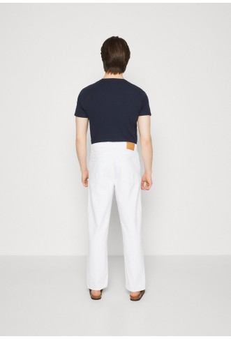 Pre-owned Relaxed fit jeans - white