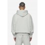 Logo Oversized Hoodie Washed Pearl Grey White Gum