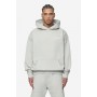 Logo Oversized Hoodie Washed Pearl Grey White Gum