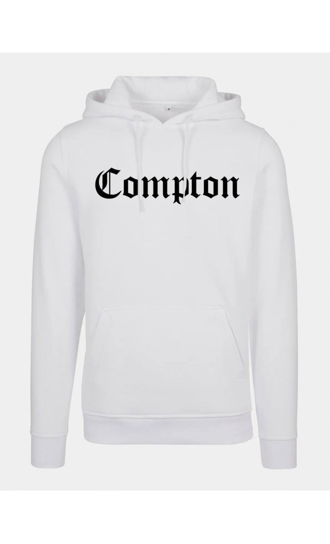 MISTER TEE COMPTON HOODIE MT269 WHITE