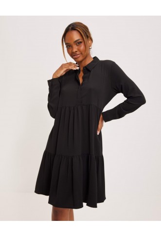 JDYPIPER L/S SHIRT DRESS WVN NOOS