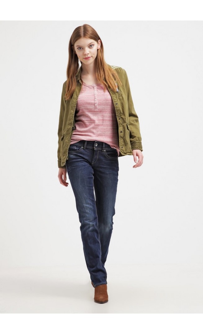 MIDGE SADDLE MID STRAIGHT - Straight leg jeans