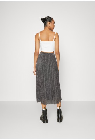 ONLLOLA MIDI SKIRT - Pleated skirt - dark grey