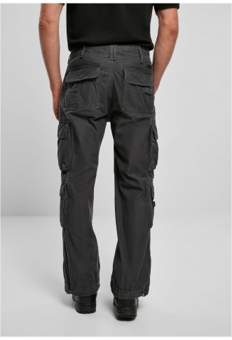 PURE VINTAGE - Cargo trousers - charcoal