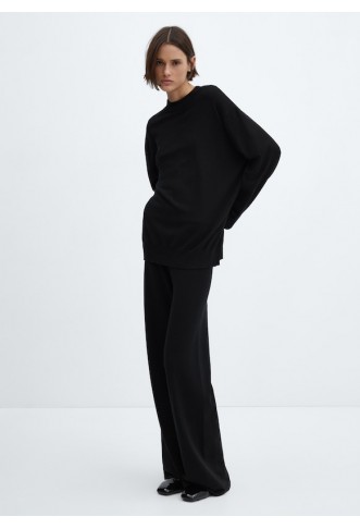 Knitted wideleg trousers