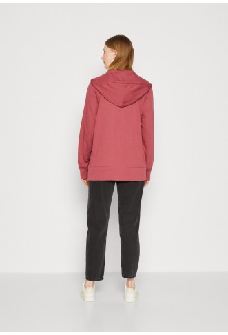 Zip-up sweatshirt - dry rose