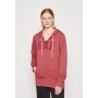 Zip-up sweatshirt - dry rose