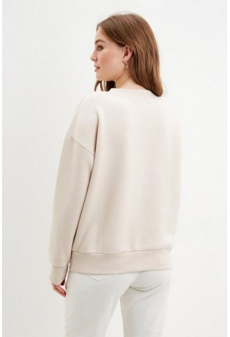 Relaxed Crew Neck Sweatshirt