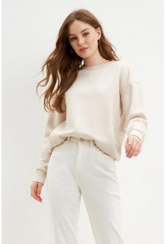 Relaxed Crew Neck Sweatshirt