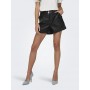 ONLY Women's Onlizara Hw Faux Leather PNT Shorts