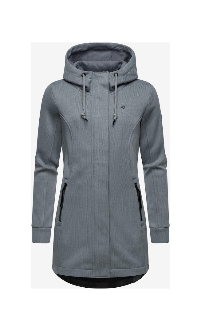 Ragwear Zip-Up Hoodie 'Letti' in Grey