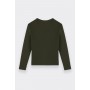 GREEN JUNIOR LONG SLEEVE T-SHIRT