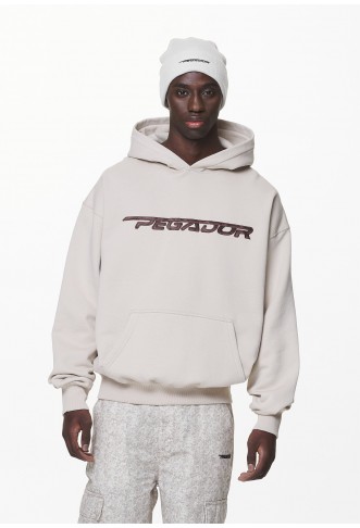 MANOR OVERSIZED HOODIE - Hoodie - washed dust cream