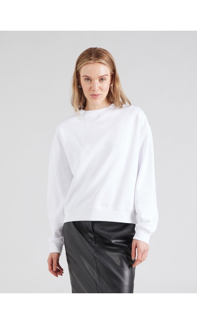 WEEKDAY Sweatshirt 'Essence Standard' in White