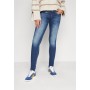 ONLCORAL SUPER LOW SKINNY - Jeans Skinny Fit - dark blue denim