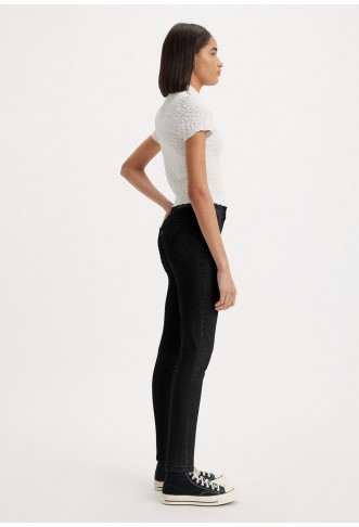 RETRO HIGH SKINNY - Skinny jeans - soft black