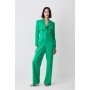 Compact Stretch Tailored Two Piece Jumpsuit