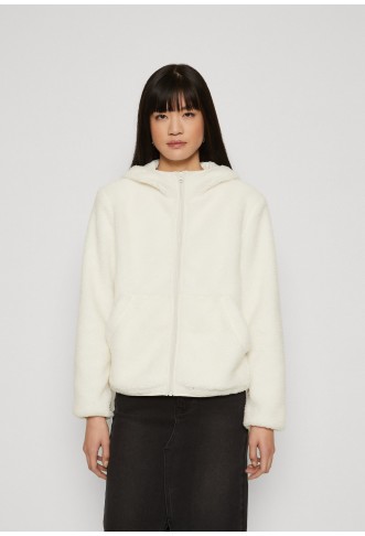 ONLJACKY HOOD JACKET - Veste polaire - cloud dancer