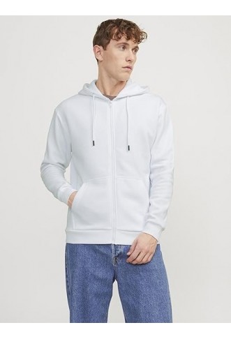 JACK & JONES Men's Jjebradley Sweat Zip Hood Noos