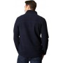 Standard Fit Stand Collar Polar Sweatshirt