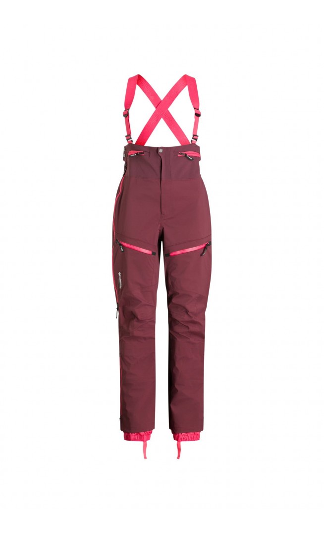 Ski pants 'Peak Pursuit' wine red