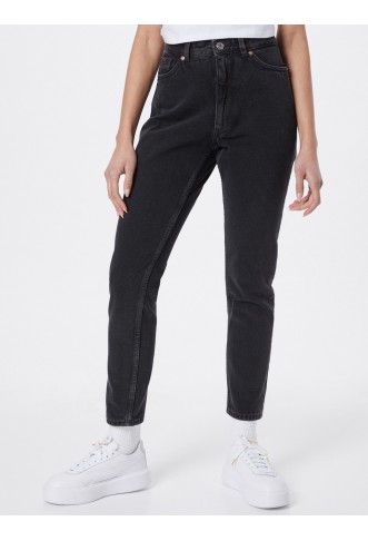 Monki Regular Jeans in Black Denim