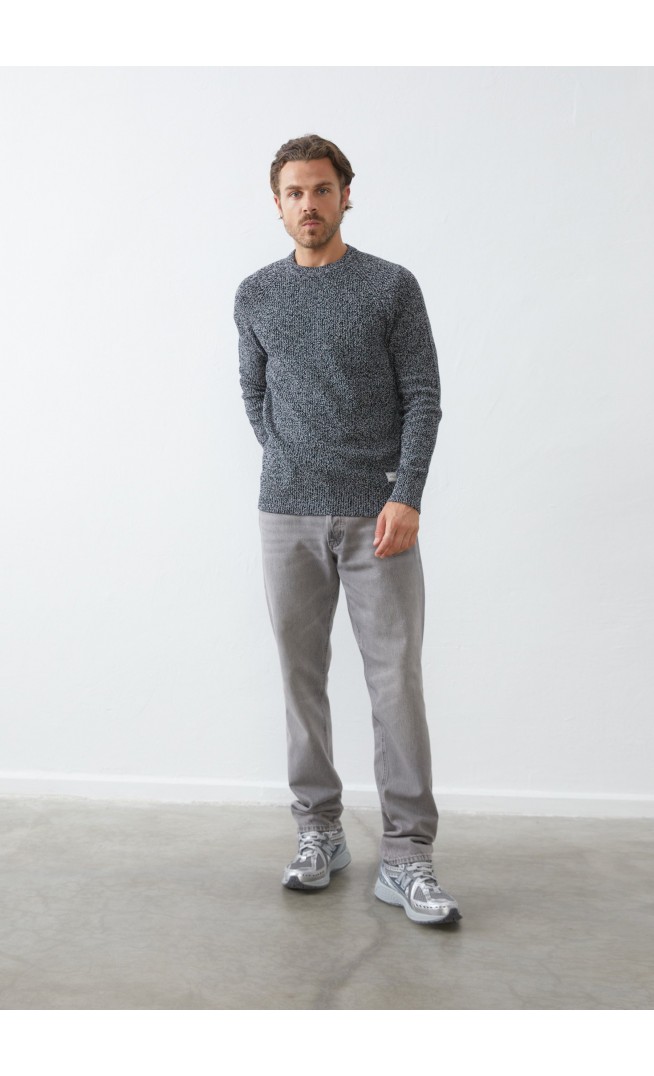 Jumper - mottled grey