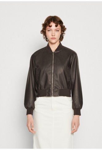 Faux leather jacket