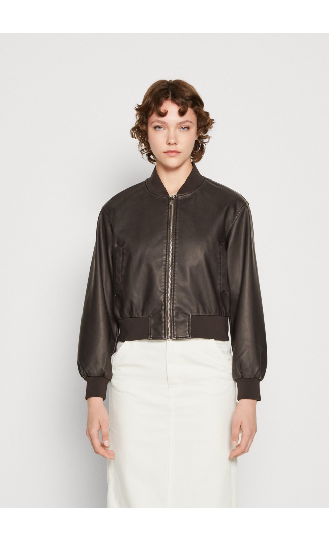 Faux leather jacket