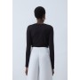 Long sleeved top - black